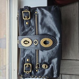 Coach Platinum Legacy Leather Bridget Shoulder Bag 11550